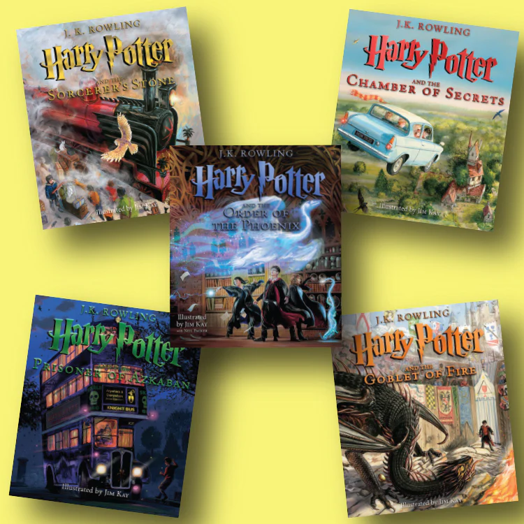 harry potters illustrated books